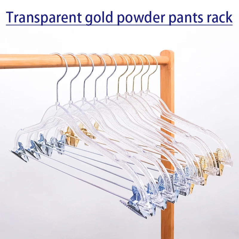 

Plastic Pants Hanger Space Saving Trouser & Skirt Hangers Super load-bearing Traceless Closet Clothes Towel Hangers CLH@8