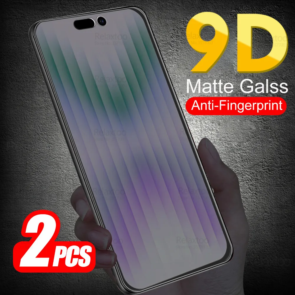 

Матовое закаленное стекло 9D для Iphone 14 Pro Max, Защитная пленка для экрана Iphone 14 Plus, 14 Plus, 14 Pro, матовая защитная пленка, 2 шт.