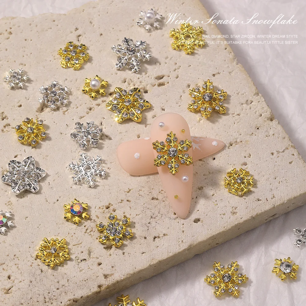 рождественские украшения для ногтей