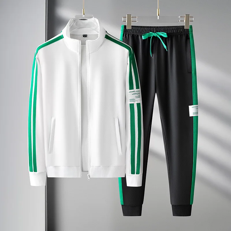 Men's Casual Sets Male Sportswear Hoodies + Pants 2023 New Jogger Fashion Tracksuits Hombre Two Pieces Sets Long Sleeve MOOWNUC