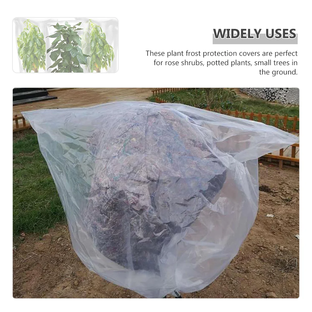 2 шт. пластиковая пленка для защиты от замерзания растений защитные чехлы мороза