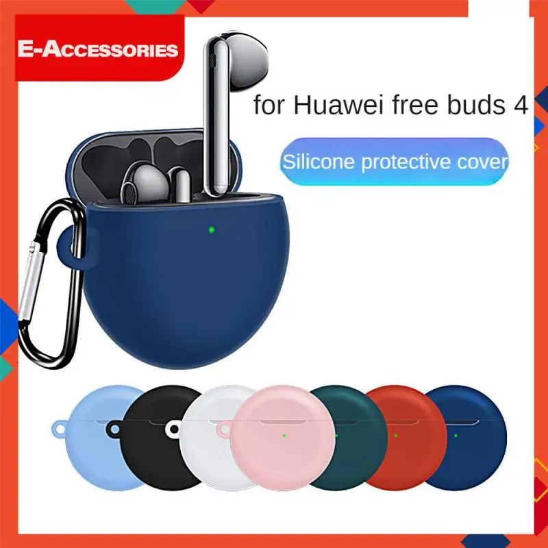 

Silicone Firm Urbanears Anti-lost Design Earphone Accessories Washable Thin For Huawei Freebugs 4 Protective Case Easy To Carry