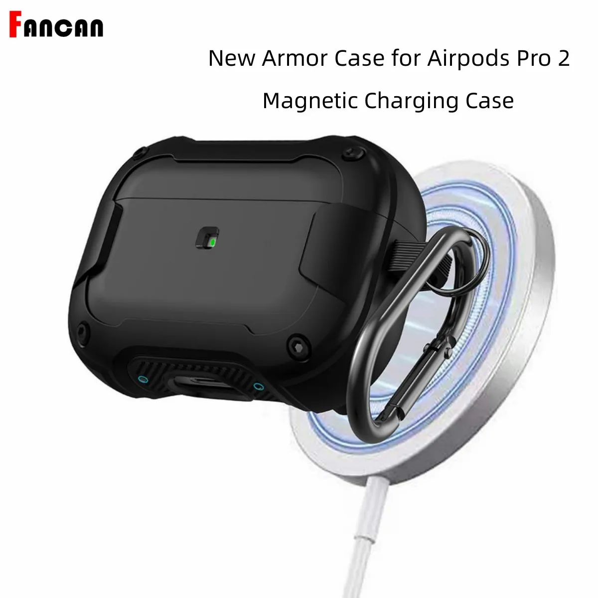 Новая магнитная защита для Airpods Pro 2 MagSafe, Мужская зарядная коробка, совместимая с Apple Air Pods Pro 2 2022, роскошные чехлы