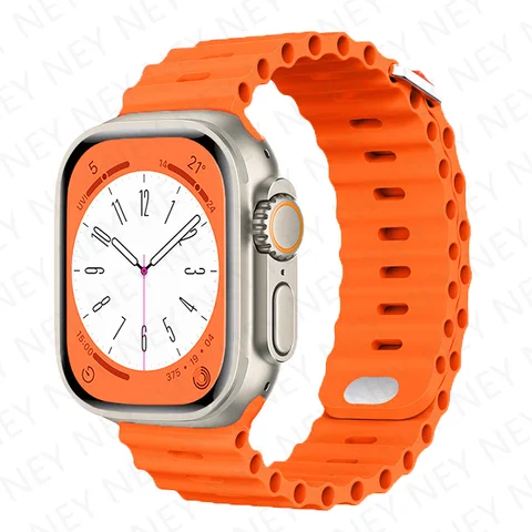 Силиконовый ремешок Ocean для Apple Watch Ultra