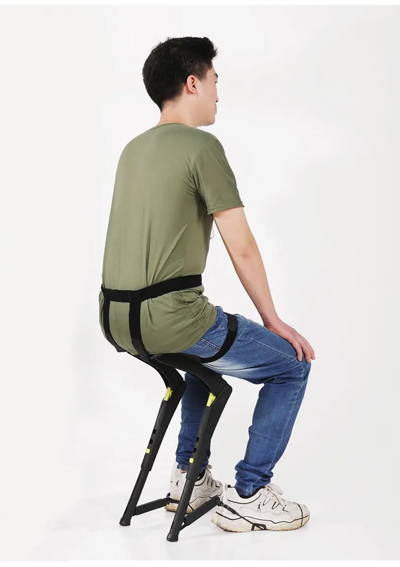 2022 New Exoskeleton Wearable Sports Lightweight Folding Chair Fishing Outdoor Portable Travel Multifunctional Seat Stool