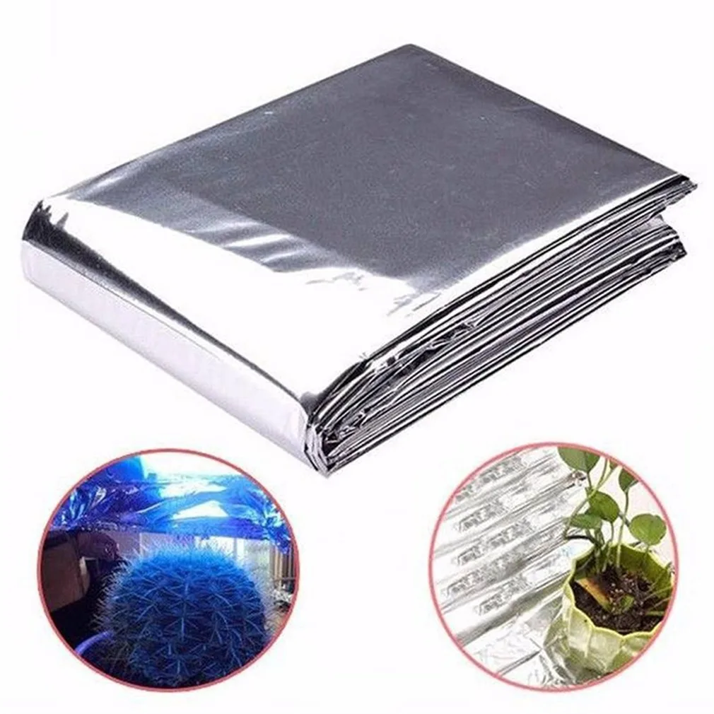 

Plant Reflective Film Grow Light Greenhouse Planting Accessory Garden Patio Reflective Covering Foil Sheet Reflectance Coating