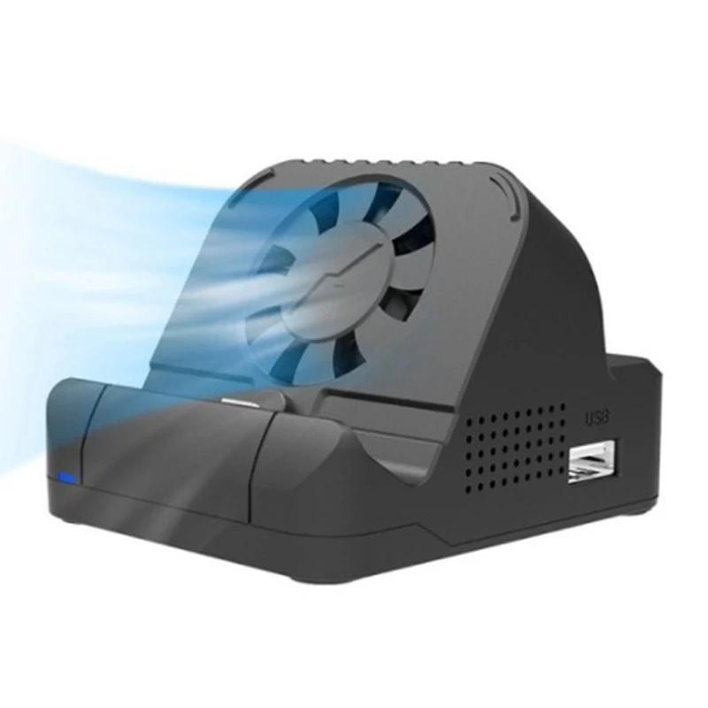 

USB C To HDMI-Compatible Converter HDTV Video Adapter Dock Portable With Fan For Nintendo Switch Lite Display Projector