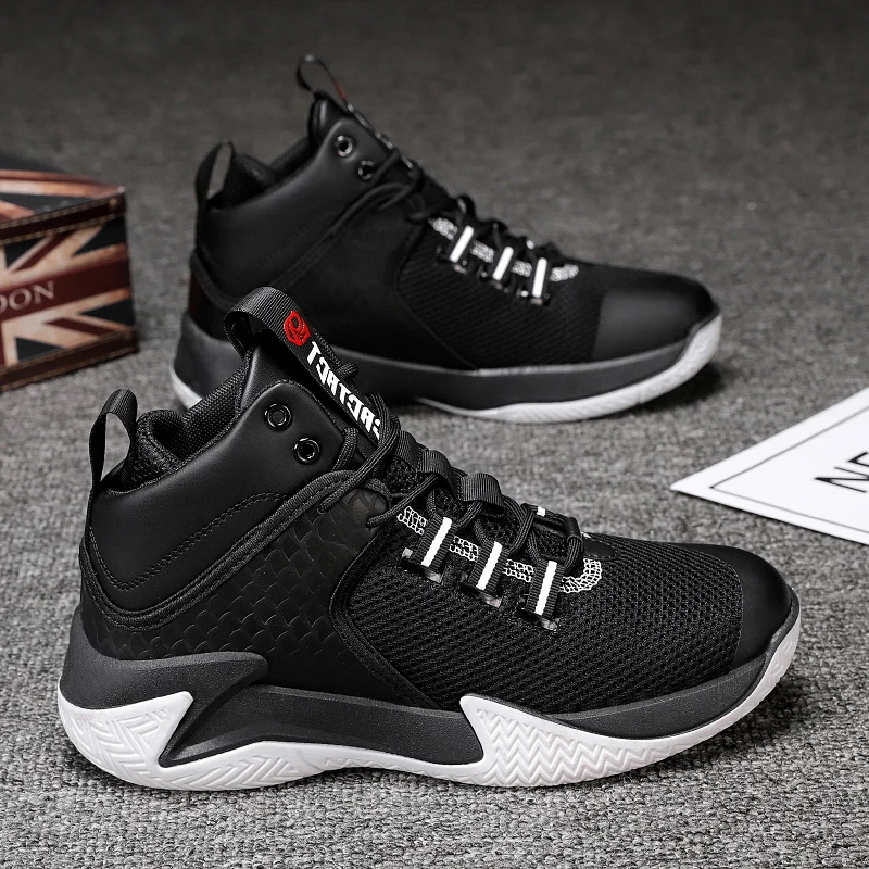 Brand Basketball Shoes Men Sneakers High-top Sports Cushioning Athletic Men Shoes Breathable White Sneakers Zapatillas Hombre