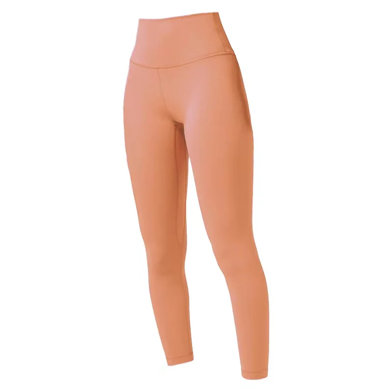 Luluwomen Yoga Sport Leggings Women Elastic Yoga Leggings High Waisted Tummy Control Leggings Sport Women Fitness Elastic Tights