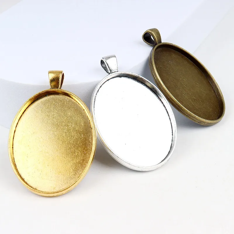 Подвеска/фурнитура для кабошона/камеи 20 шт. под античное серебро/бронзу/золото 3