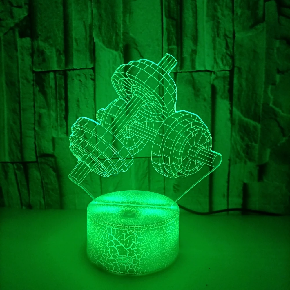 Nighdn Hammer Nachtlicht Führte 3D Illusion Lampe 7 Farbe Nachtlicht Für Schlafzimmer Dekoration Acryl Usb Tisch Lampen Geschenk Für Kinder