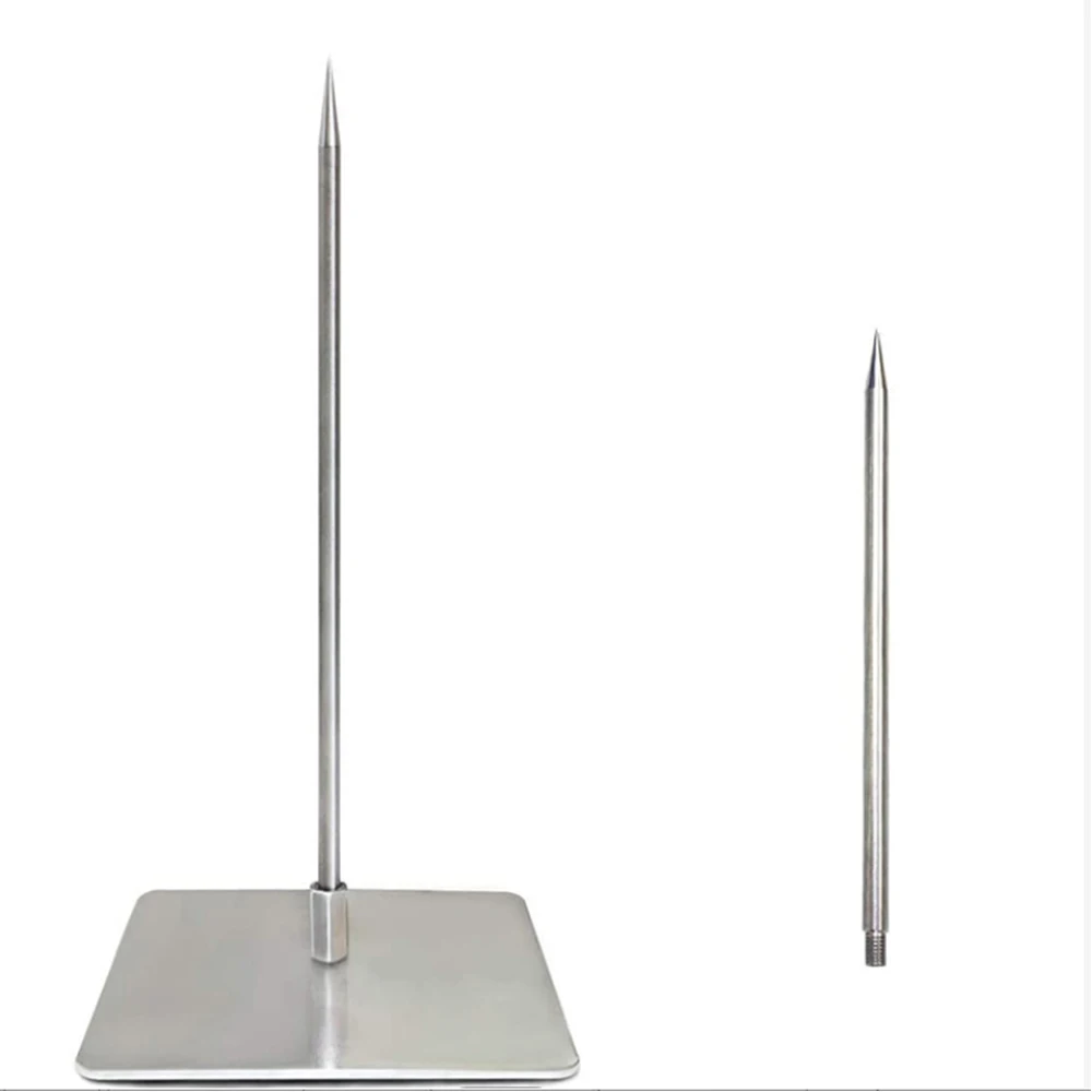 Vertical Skewer for Barbecue Grill BBQ Skewer Removable Grilling Rack Meat Spit for Meat Steak Whole Chicke Sausage Churrasco