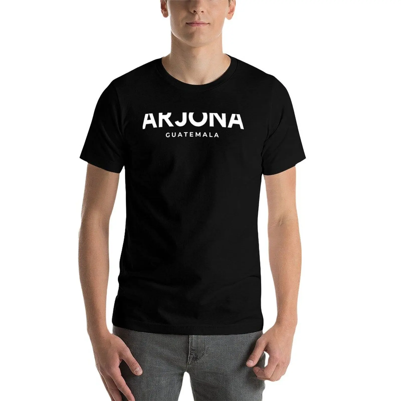 Фото Классическая футболка ARJONA, хлопковые футболки для мужчин, 100% хлопковые футболки для мужчин, винтажные футболки с графическим принтом для мужчин, хлопковая футболка №3