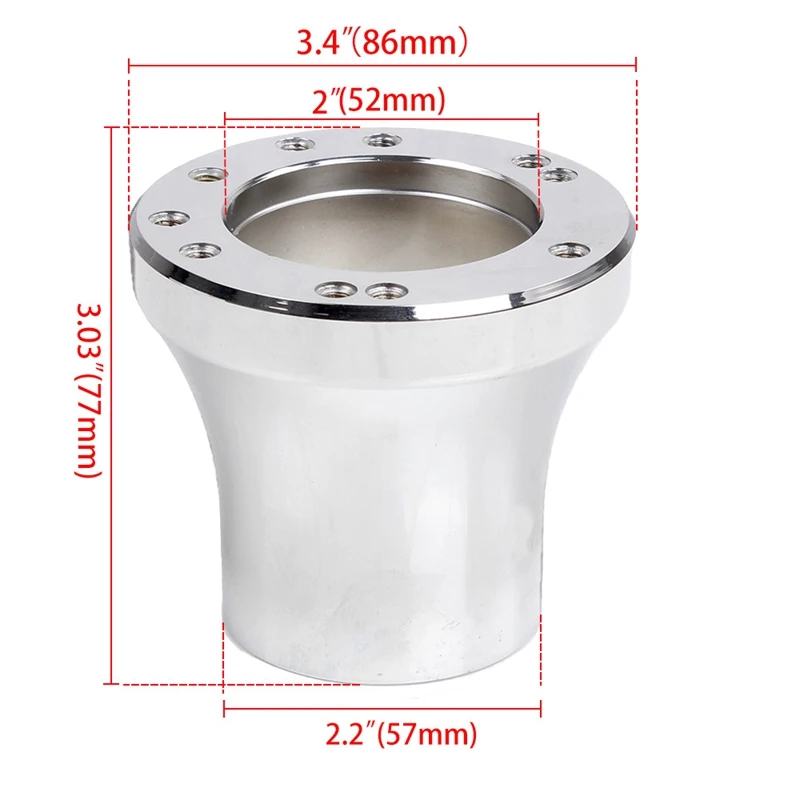 Адаптер ступицы рулевого колеса с отверстием 5/6 для детской тележки гольфа RXV