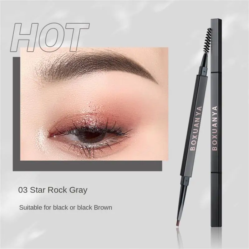 

5 Colors Double-headed Eyebrow Pencil Non Smudge Lasting Waterproof Sweat-proof Eye Cosmetic Eyebrow Enhancers Makeup Косметика