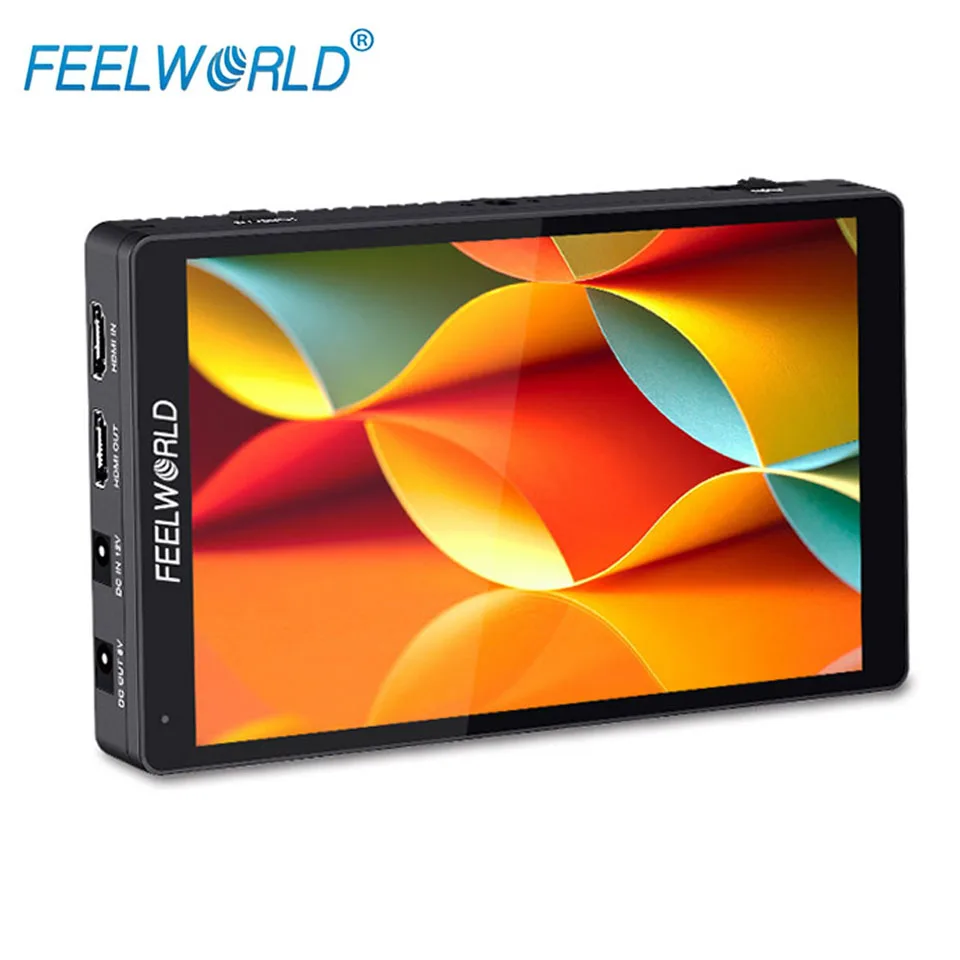 

FEELWORLD F7 Pro 7 Inch 3D LUT Touch Screen Camera Monitor 4K HDMI Input Output 1920X1200 IPS Panel with F970 External Power