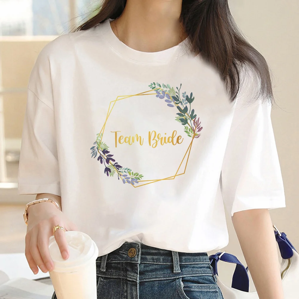 

Тройник для девичника, тройник для невесты, женская уличная футболка, женская одежда y2k