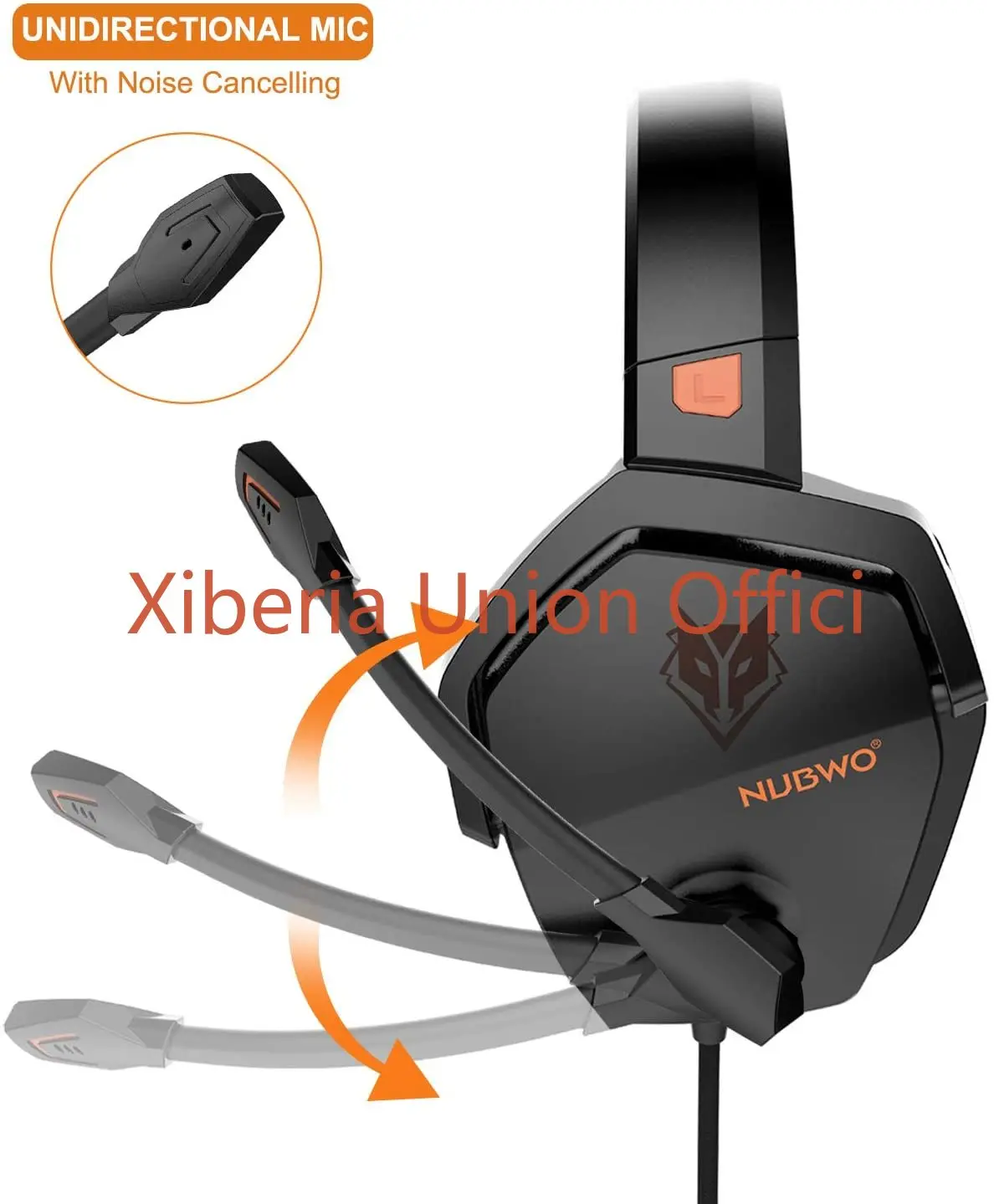 NUBWO G06 2.4G gaming headset Stereo headset with microphone noise reduction USB/3.5mm interface for PS4 Xbox One PC enlarge