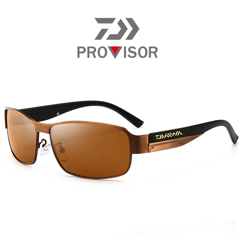 

2022 Daiwa Outdoor Men's Fishing Glasses Biking Glasses Retro Box Fashion Driving Sunglasses Beach Vacation Sunglasses