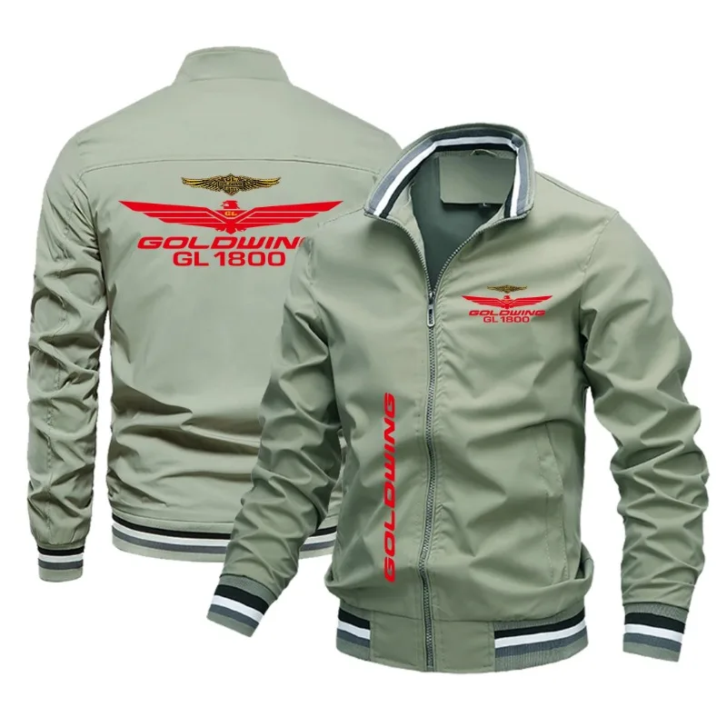 Бейсбольная униформа в стиле Харадзюку уличная куртка для Honda Gold Wing модель с