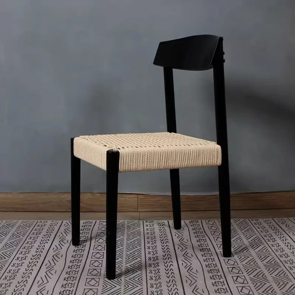 

Solid Wood Office Dining Chairs Restaurant Modern Kitchen Unique Single Dining Chairs Minimalist Relax Silla Comedor Furniture