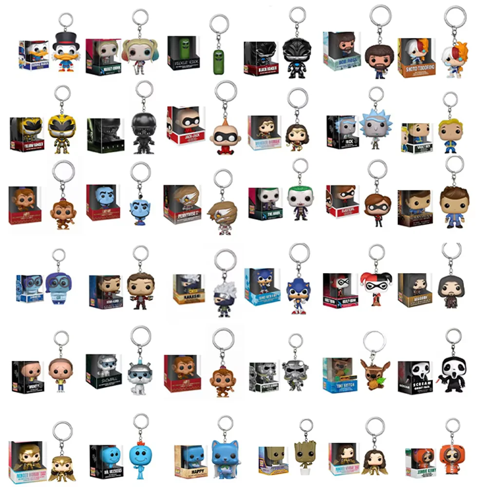 Брелок Funko pop Guardians of the Galaxy Grooted Rick and Morty игрушка отряд самоубийц инопланетянин