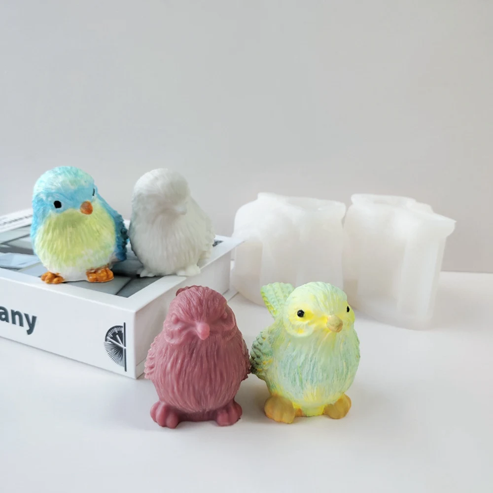 3D форма в виде птичьего гнезда милое украшение для поделок птиц силиконовая