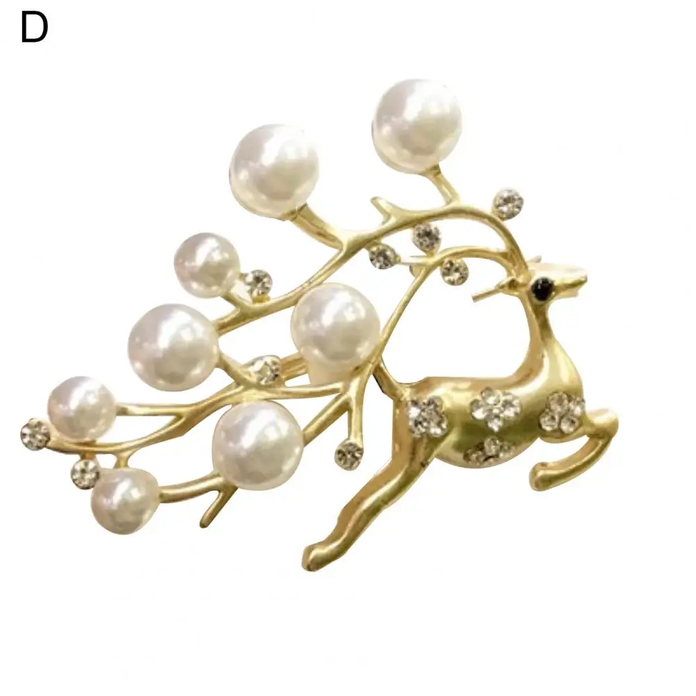 

Christmas Brooch Enamel Non-fading Luxury Christmas Elk Bell Brooch Pin Jewelry Accessory Xmas Brooch Christmas Breastpin