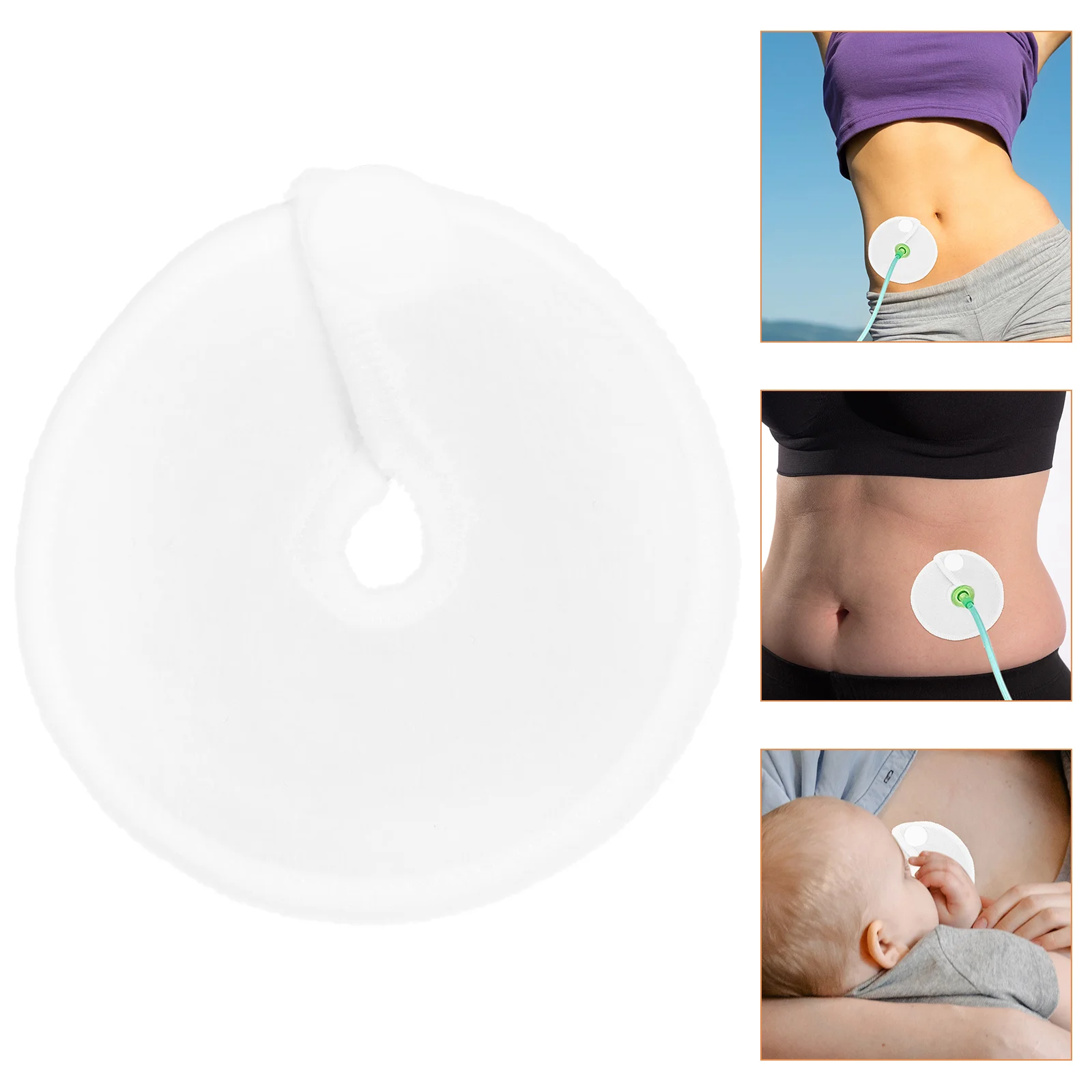 

G Tube Pad Pipe Protective Pads Cannula Mats Skin-friendly Pads Skin-friendly