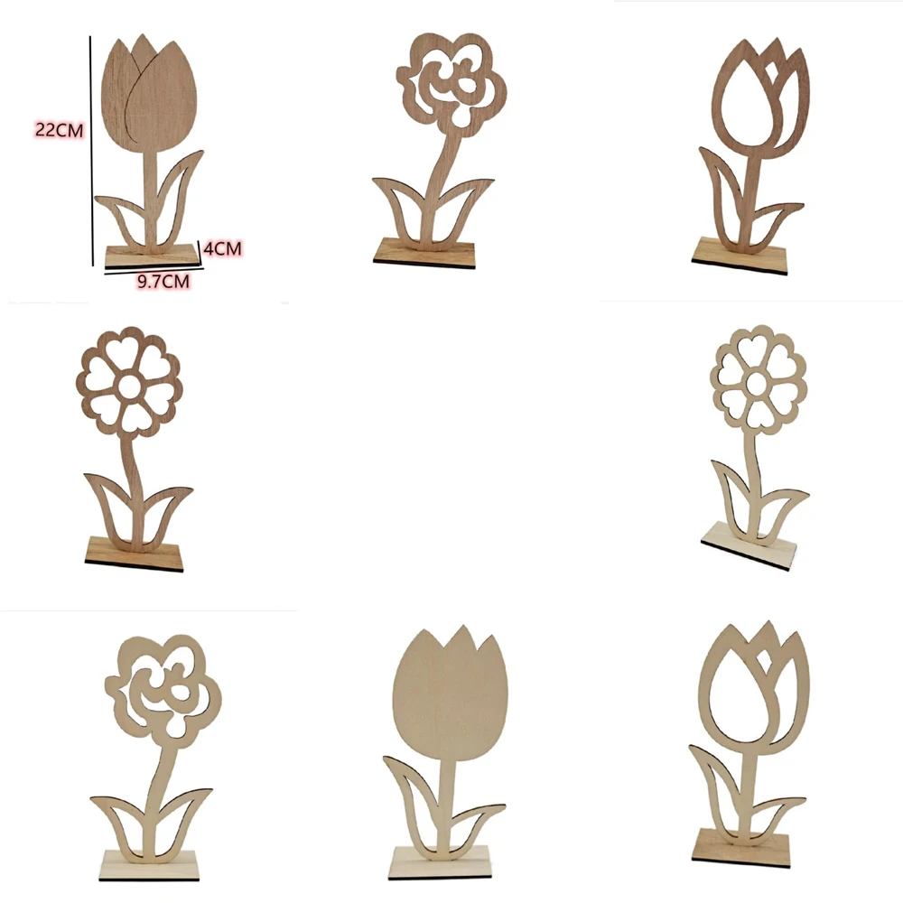 

Poplar plank Wutong wood board Wooden handicraft Creative Wooden Ornaments for Easter Home Decoration