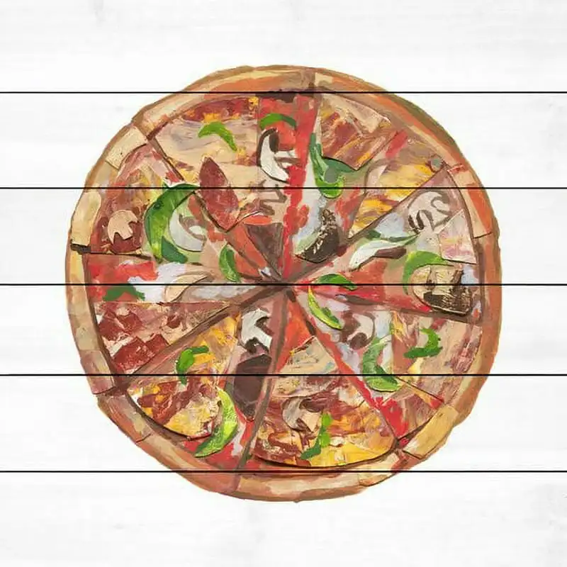 

Пицца "рисунок на белом дереве