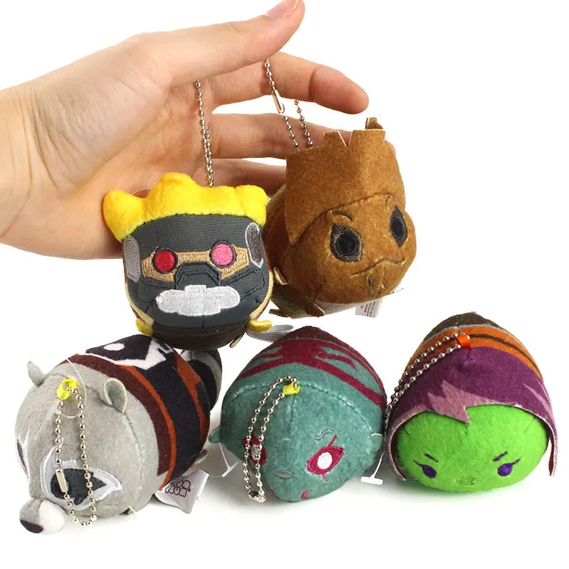 Кукла Плюшевая стражи Галактики подвеска на сумку для ключей с экраном Властелин