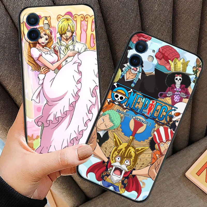 

One Piece Bandai Anime Phone Cases For iPhone 11 12 Pro MAX 6S 7 8 Plus XS MAX 12 13 Mini X XR SE 2020 Funda Coque Soft TPU