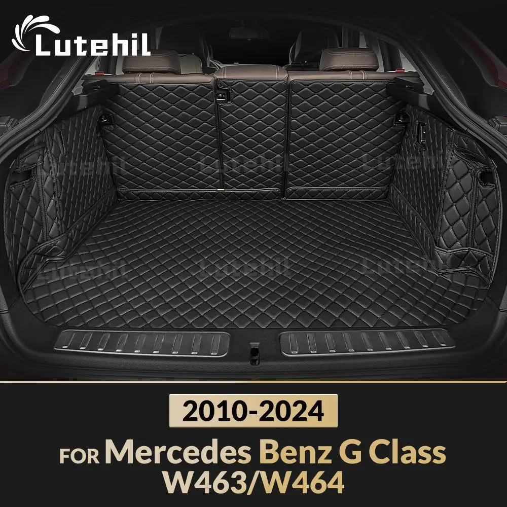 Фото Для Mercedes Benz G Class 4-дверный W463 W464 автоматический коврик для багажника с полным покрытием, автомобильный защитный коврик, грузовой вкладыш, аксессуары для интерьера №1