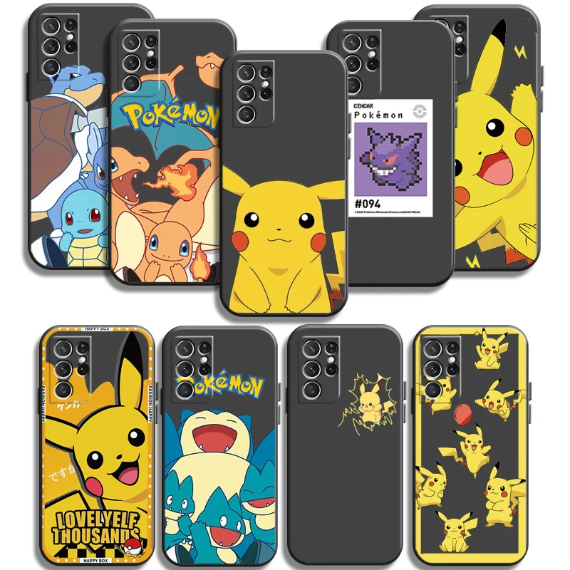 

Pikachu Pokémon Phone Cases For Samsung Galaxy A21S A31 A72 A52 A71 A51 5G A42 5G A20 A21 A22 4G A22 5G A20 A32 5G A11 Soft TPU