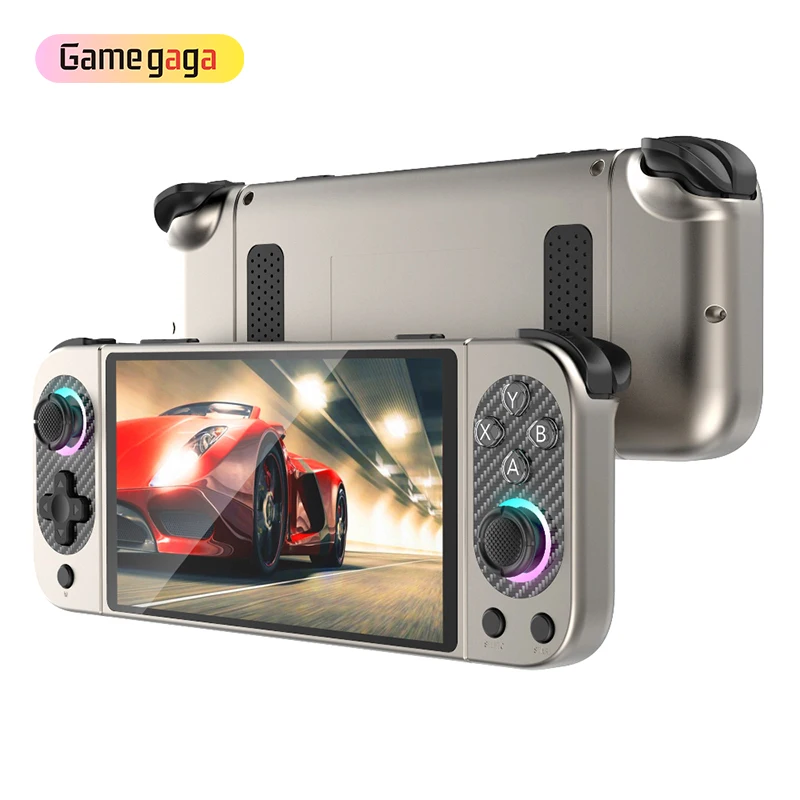 Фото Портативная игровая консоль D50 Max Android с 5-дюймовым сенсорным экраном, консоль с открытым исходным кодом, игровая приставка для видеоигр №3