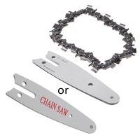 4 inch chainsaw chain with guide plate surface hardening process tilt stopper teeth reduce recoil sharper chainsaw chain