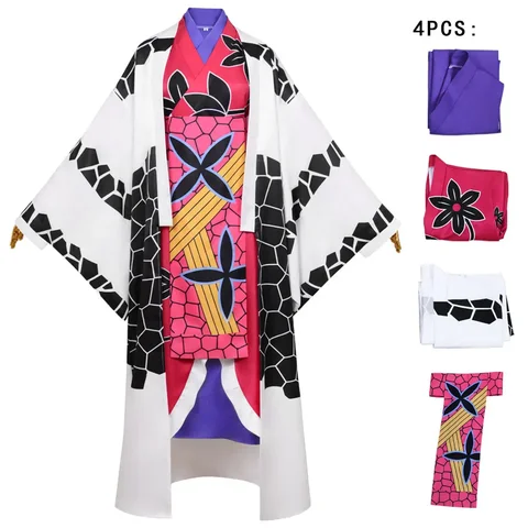 Костюм для косплея аниме «Даки», кимоно, наряды, карнавальный костюм для женщин на Хэллоуин