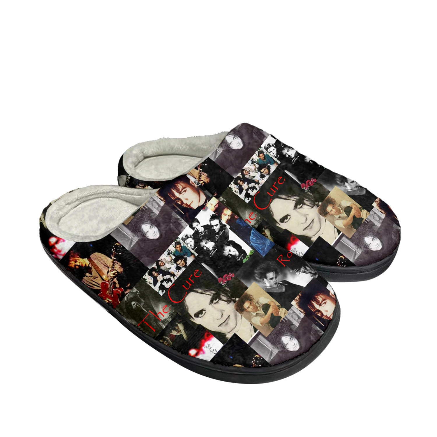 Cure Rock Band The Robert Smith Home Cotton Custom Slippers Mens Womens Sandals Plush Bedroom Keep Warm Shoe Thermal Slipper