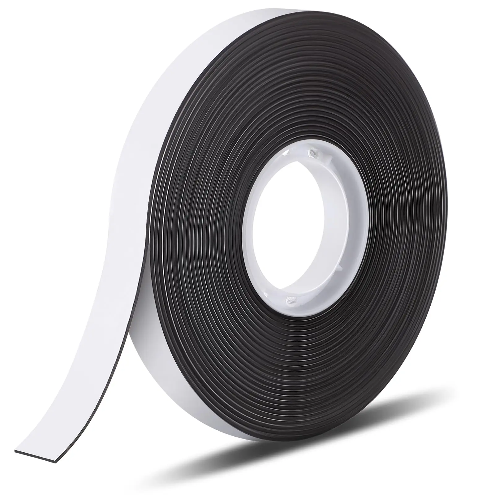 2 метра/рулон 10x1 5 15x1 20x1 25x1 мм самоклеящаяся Гибкая магнитная полоса резиновая