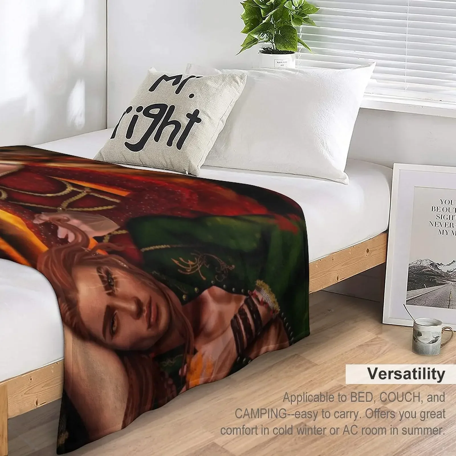 Elain Archeron and Lucien vansierra из Acotar плед одеяло Спальный мешок тепловые одеяла