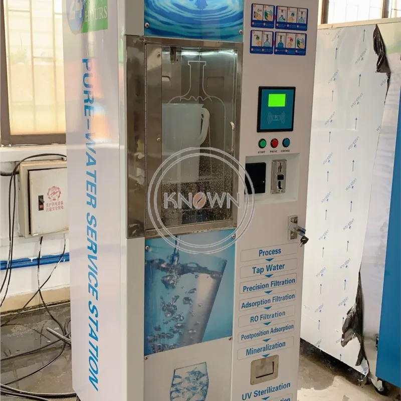 Торговый автомат с диспенсером для воды на продажу 300GDP Автомат продажи открытом