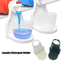 foldable laundry detergent drip catcher cup holder laundry soap and fabric softener drip tray catcher gadget to keeps room tidy