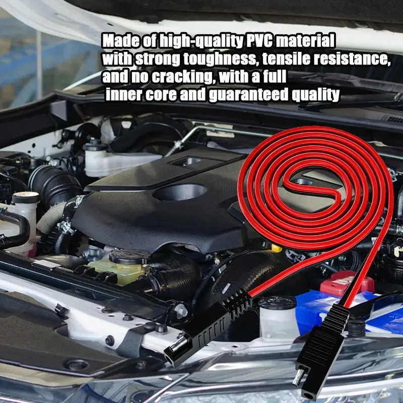 

SAE Female To SAE Male Power Extension Cable Quick Release SAE Cable With Fuse Terminal For Car Batteries Power Inverters