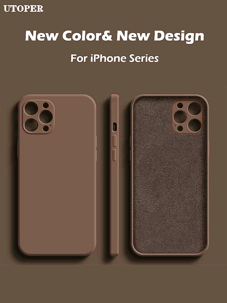 

2021 Square Liquid Silicone Case For iPhone 11 12 13 Pro Max Mini X XR XS MAX 7 8 PLUS SE 2020 Cover Full Protector funda coque