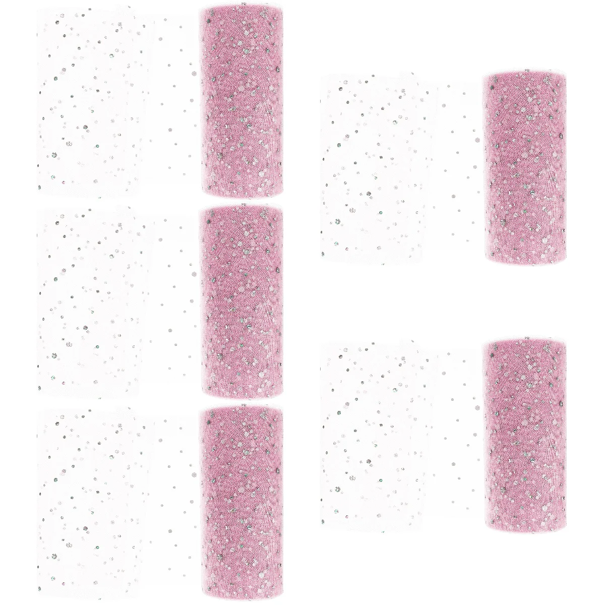 

5 Rolls Of Tulle Rolls Fabric Tulle Birthday Tulle Fabric Decors DIY Tulle Ribbon Wedding Party Decoration