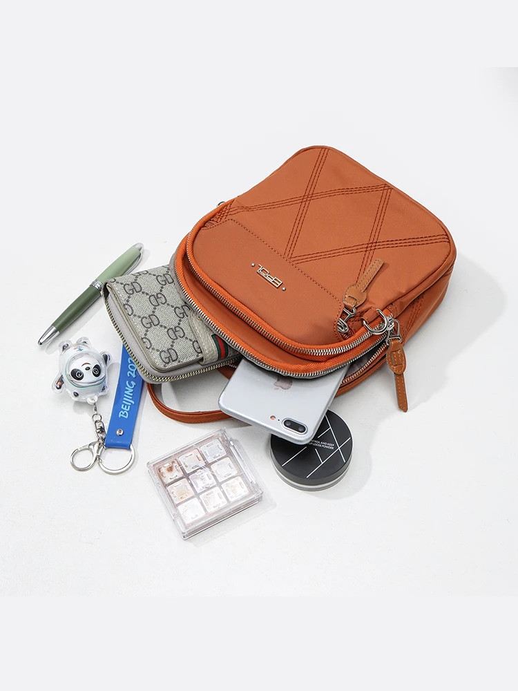 EPOL Shoulder bags for Women 2023 New Fashion Light Weight Oxford Cloth Versatile High Quality Vintage Crossbody Bags 6071-11