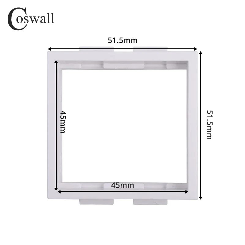 

Coswall стеклянная панель розетка