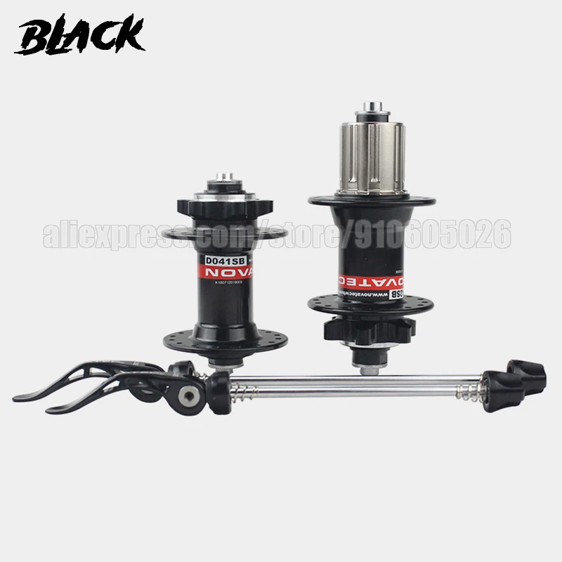 Ступица велосипедная Novatec D041SB D042SB 9*100 мм/10*135 мм