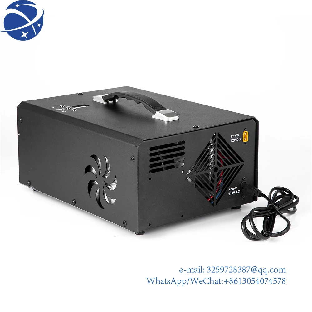 

YYHC 12V DC 300bar Portable pump auto stop Pcp Air Compressor 4500psi with built-in power converter